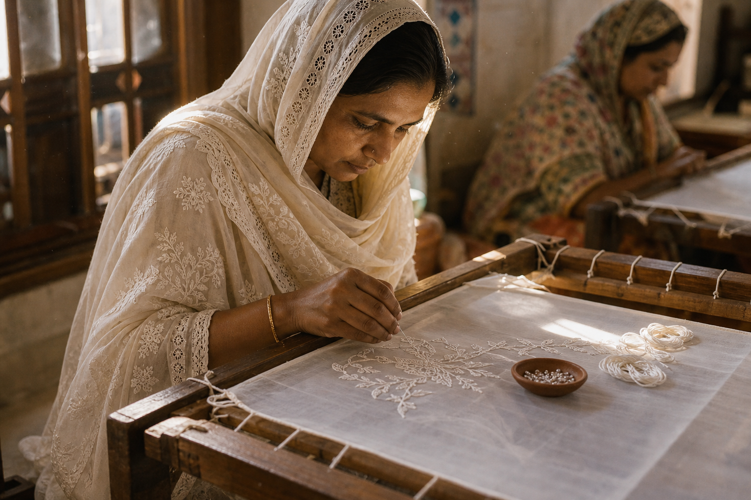 The atelier in Old Lucknow